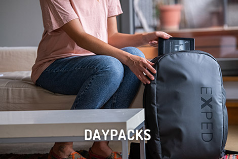 Exped Shop Daypack Exped schlichte, minimalistischer und vielseitige Tagesrucksack, Schulrucksack und Gearpack für Urban, Beruf und Hobby.
