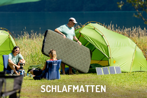 Exped Shop Schlafmatten - fr die Wrme ist die Schlafmatte wesentlich wichtiger als der Schlafsack!