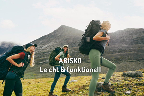 Fjällräven Shop - Trekking Abisko, sportlich leichte und funktionelle Trekking Bekleidung von Fjällräven