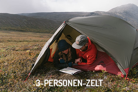 MSR Hubba Hubba 3-Personen-Zelte