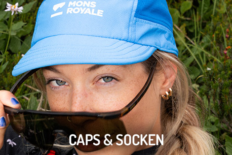 Mons Royale Merino Socken und Caps Mons Royale Merino Socken und Kappen Cap Shop - Coole Merino Kleidung