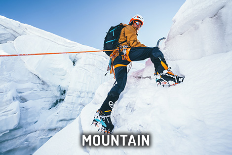 SCARPA Shop Mountain - die aktuelle Kollektion fr Bergsteiger im Sommer 2023. Auf jedes Abenteuer vorbereitet - SCARPA entwickelt seit mehr als 80 Jahren in Kooperation mit den weltweit besten Bergsteigern, erstklassige Bergschuhe fr technisch anspruchsvolles Gelnde. Durch die Verwendung neuster Technologien und innovativer Materialien sind alle Modelle dieser Produktkategorie ultraleicht und absolut wasserdicht. Sie speichern die Wrme und garantieren eine hervorragende Performance fr Klettersteige, technisches Bergsteigen sowie Ausflge ins Gebirge, die ber Eisfelder und Kletterpassagen fhren.