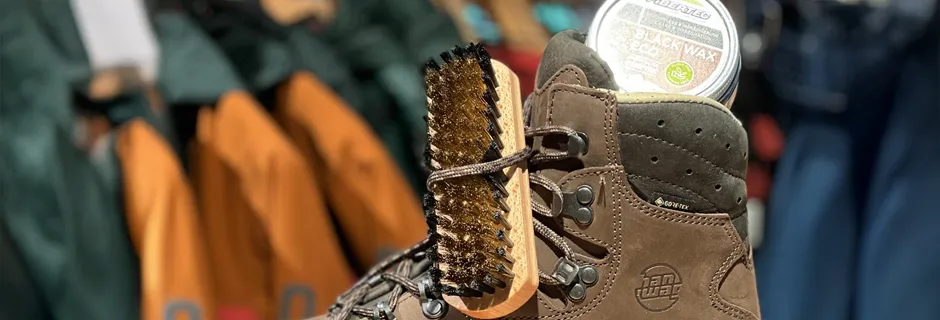 Pflegeprodukte f�r Outdoor-Ausr�stung, Schuhe und funktionelle Materialien