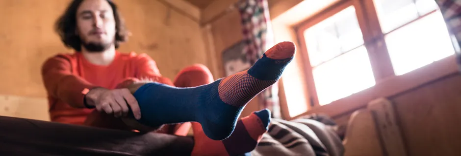 Outdoor-Socken f�r Wandern, Bergsport und kalte sowie warme Bedingungen